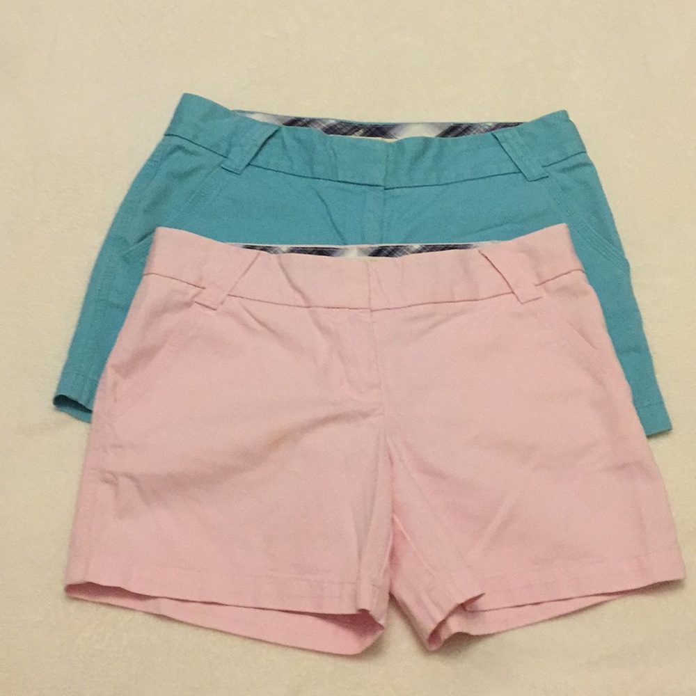 J Crew classic twill chino shorts bundle